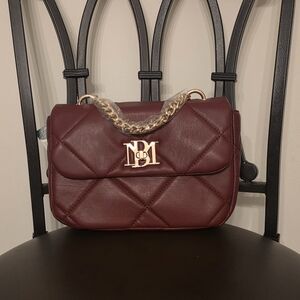 NWT Badgley Mischka Burgundy Crossbody Bag